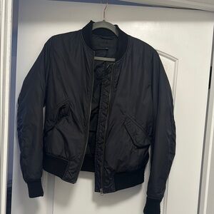 UNIQLO- Black Bomber Jacket